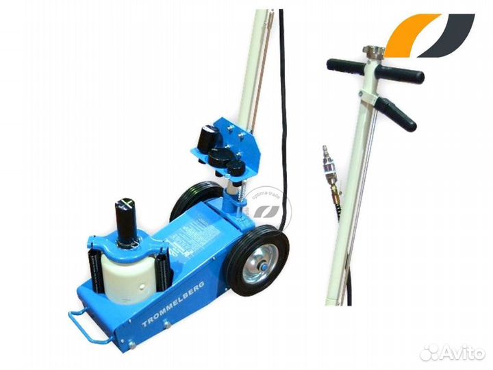 Trommelberg домкрат подкатной пневмогидравлич. 35т