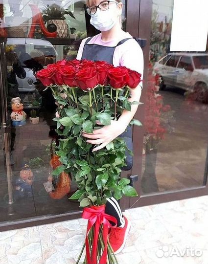 Высокие розы Гигантские розы Доставка цветов