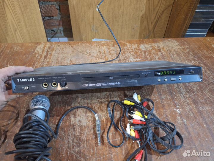 Samsung slim DVD karaoke system DVD-k350