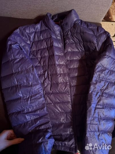 Тонкий пуховик женский stradivarius