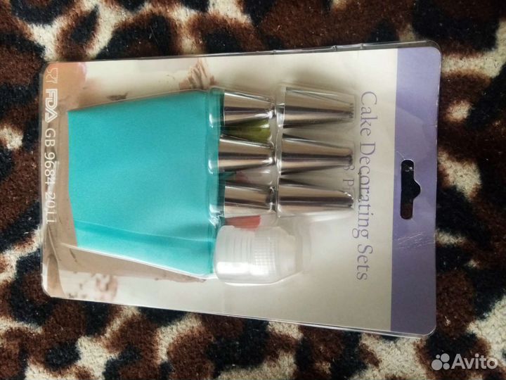 Рукав и формы для украшения кулинарии