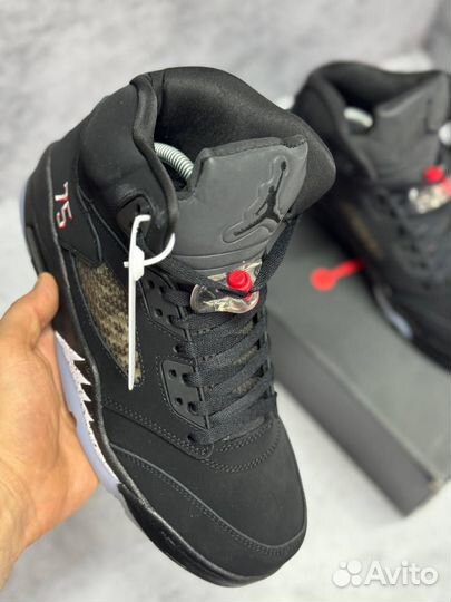 Кроссовки Nike Air Jordan 5 зимние (Арт.30768)