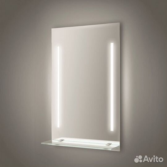 Зеркало Evoform Ledline-S BY 2160 50x75 с полкой