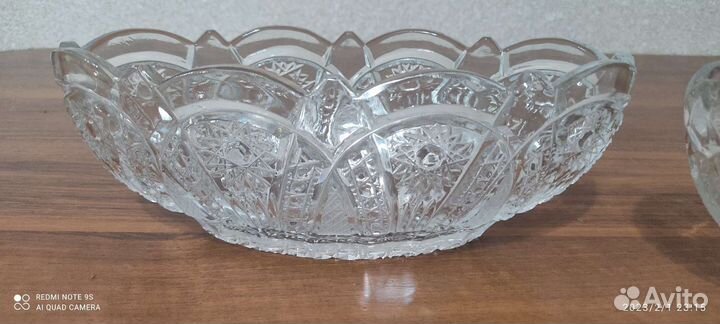 Хрустальная посуда СССР
