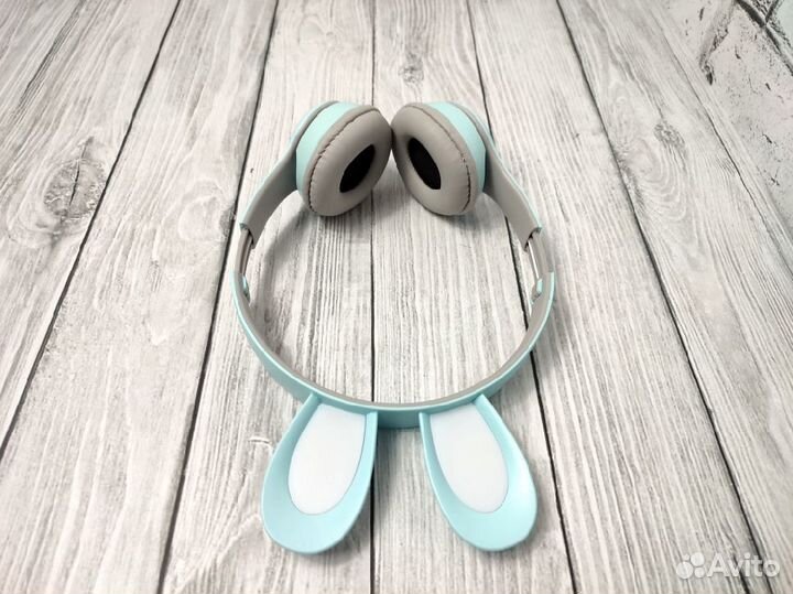 Детские наушники, новые, беспроводные, с ушками