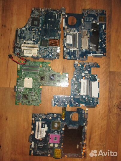 Материнские платы от ноутов и PC на запчасти