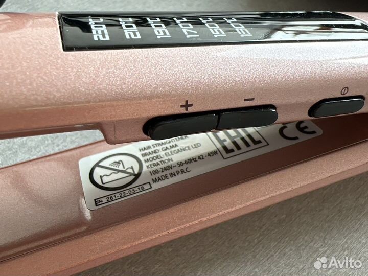 Выпрямитель для волос gama elegance