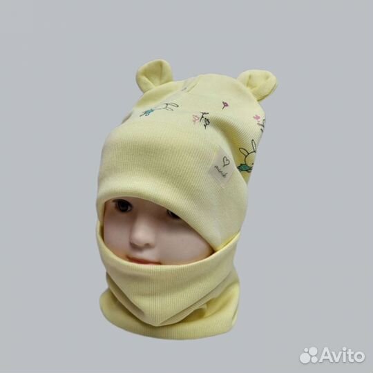 Шапка и снуд для девочки