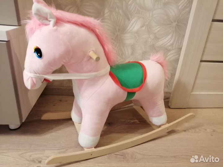 Детская лошадка качалка