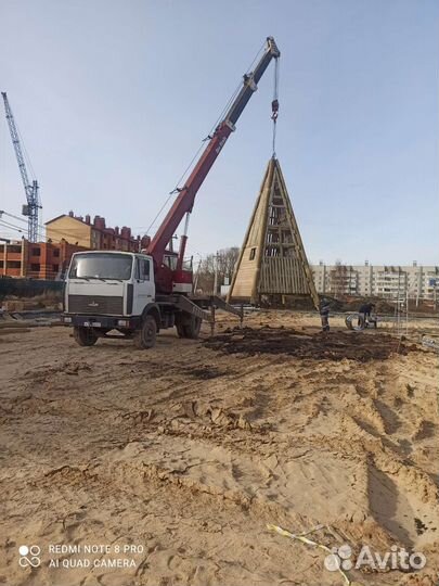 Аренда и услуги автокрана, 15.2 т, 20.8 м