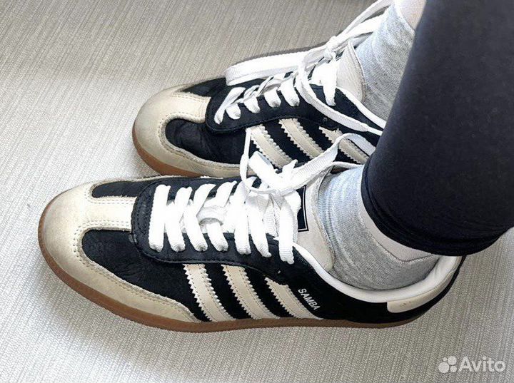 Кроссовки Adidas Samba OG Black Wonder White (W)