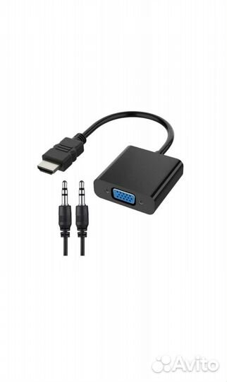 Переходник hdmi-VGA 0.1m + aux в подарок