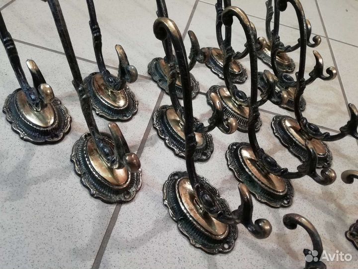 Крючок вешалка латунь СССР