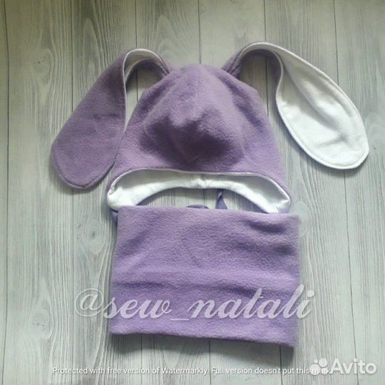 Комплект шапка, шарф