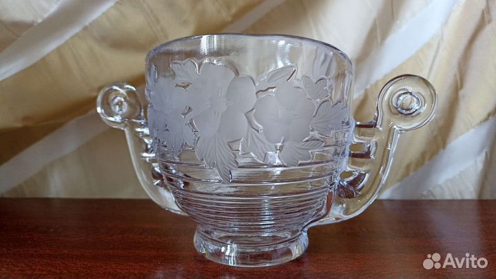 Ваза Хрусталь СССР конфетница СССР Ваза Амфора