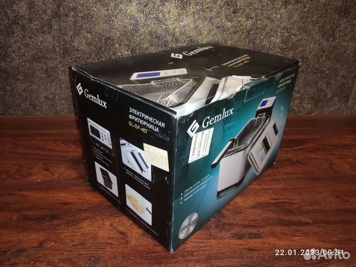 Настольная фритюрница Gemlux GL-DF-4D