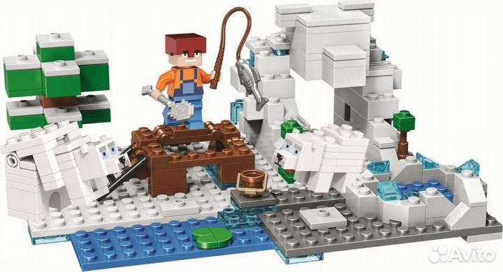 Minecraft Зимняя рыбалка