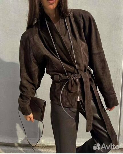 Замшевая куртка The Row