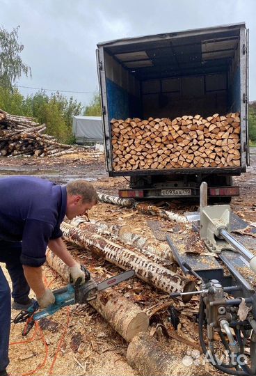 Дрова березовые сухие от заготовителя