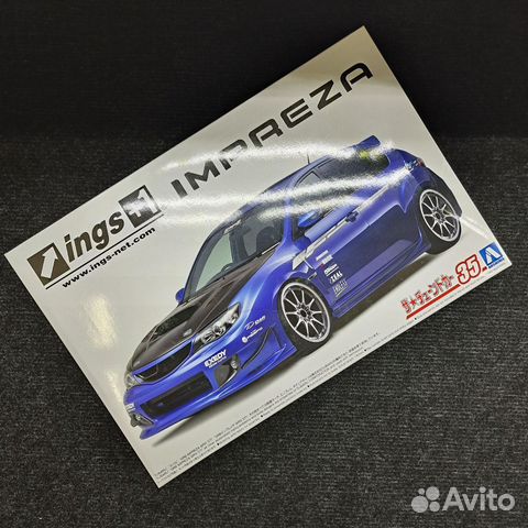 Сборная модель subaru impreza WRX STI 07 GRB ING