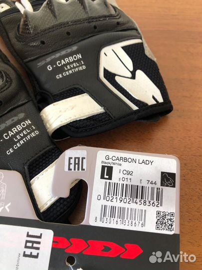Мотоперчатки женские spidi G-carbon lady M L