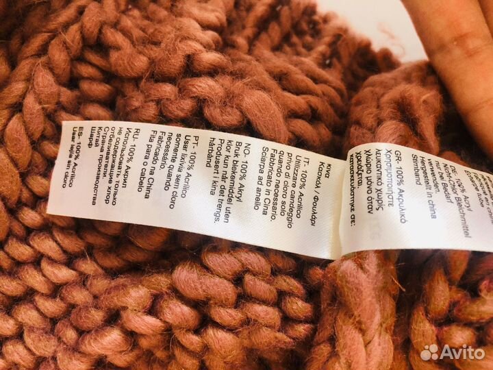 Снуд и шарфы разные