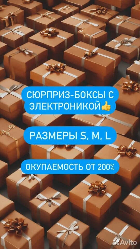 Сюрприз-бокс с электроникой. Окупаемость от 200%