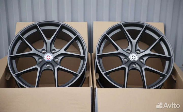 Диски HRE P101 R18 5*114,3 Графит