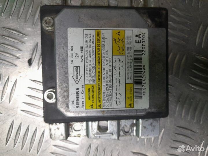 Блок управления Airbag SRS Chevrolet Lanos седан