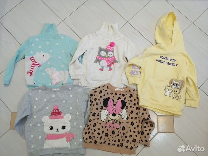 Детские вещи для девочки 4-5 лет