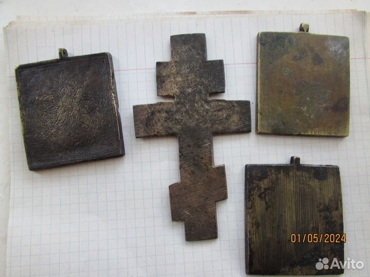 Иконки и Крест, литьё