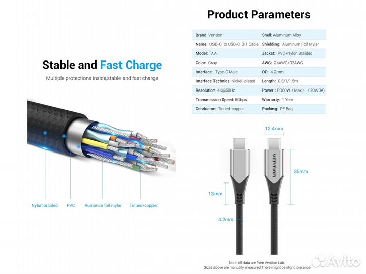 4K / 5Gbps / USB 3.1 Gen1 / USB 3.2 Gen1