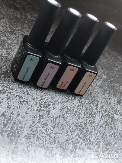 Цветные базы для покрытия гель-лак Rock Nail