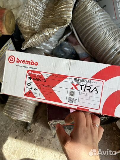 Тормозные диски передние honda civic 4d brembo