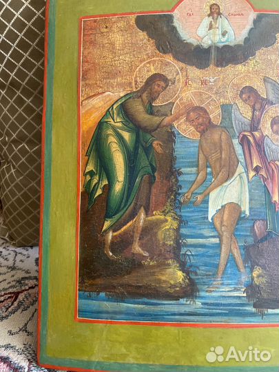 Икона Богоявление 19 в