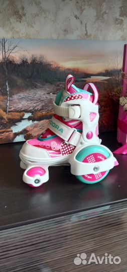 Ролики My First Quad Girl розовые