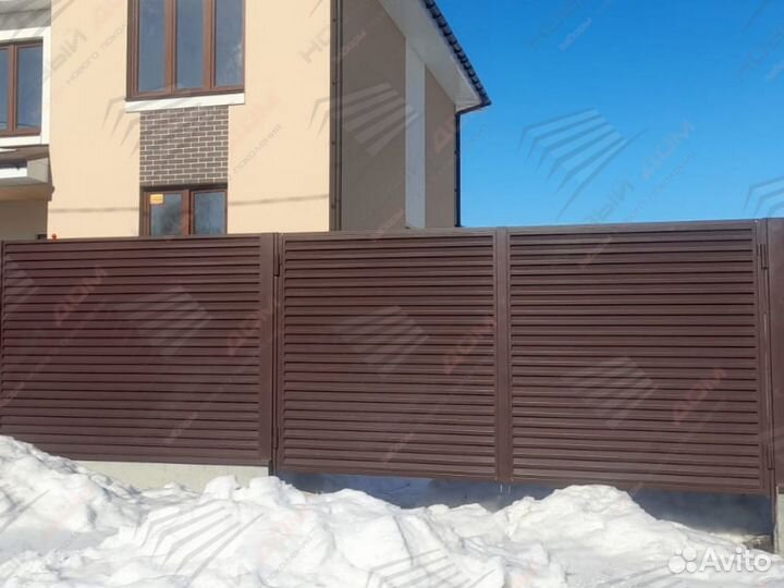 Забор жалюзи еврозабор