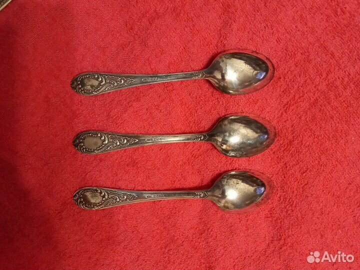 Ложка чайная серебро 875' зiд