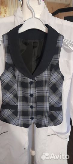 Школьная форма для девочки 122 128 синяя