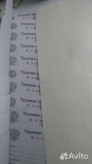 Трудовая книжка ТК