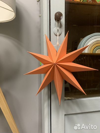 Бумажные звезды, декор 15 см