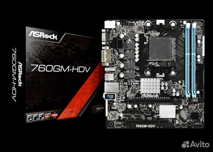 Asrock760gm-HDV AM3+