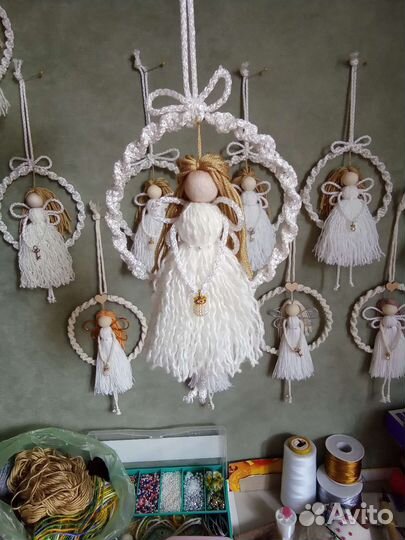 Создаю куклы в технике макраме