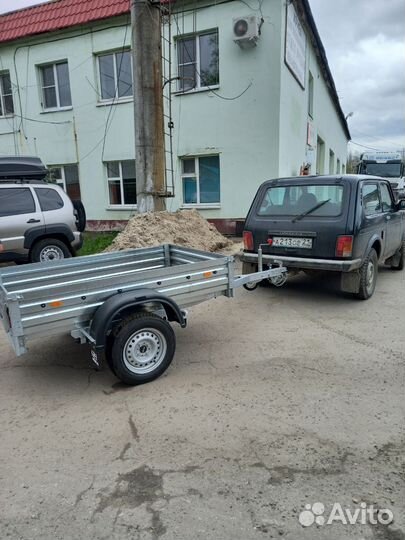 Прицеп с крышкой из пластика Н500мм. Доставим