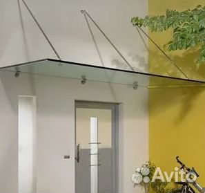 Стеклянный козырек