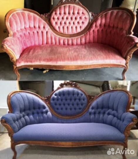 Перетяжка и ремонт мягкой мебели