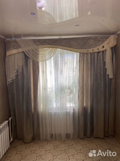 Комплект штор с ламбрекеном