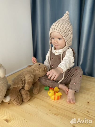 Шапочка бонетка/эльф для девочки/мальчика