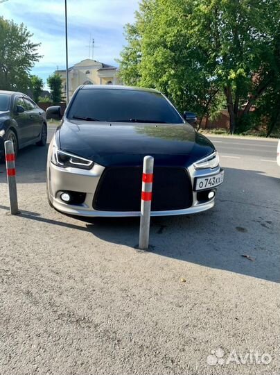 Mitsubishi Lancer X Рестайлинг стиль audi Q1AG8