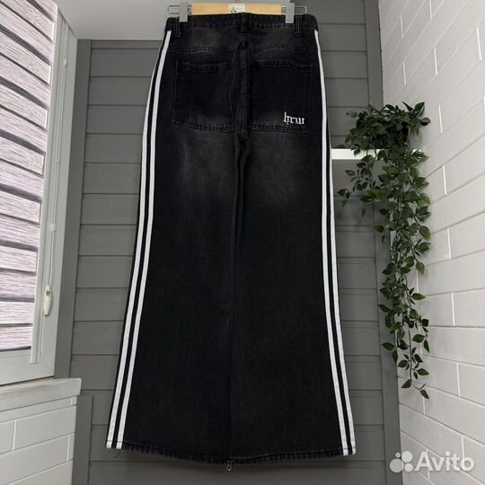 Джинсы Yorisport balenciaga adidas y2k type